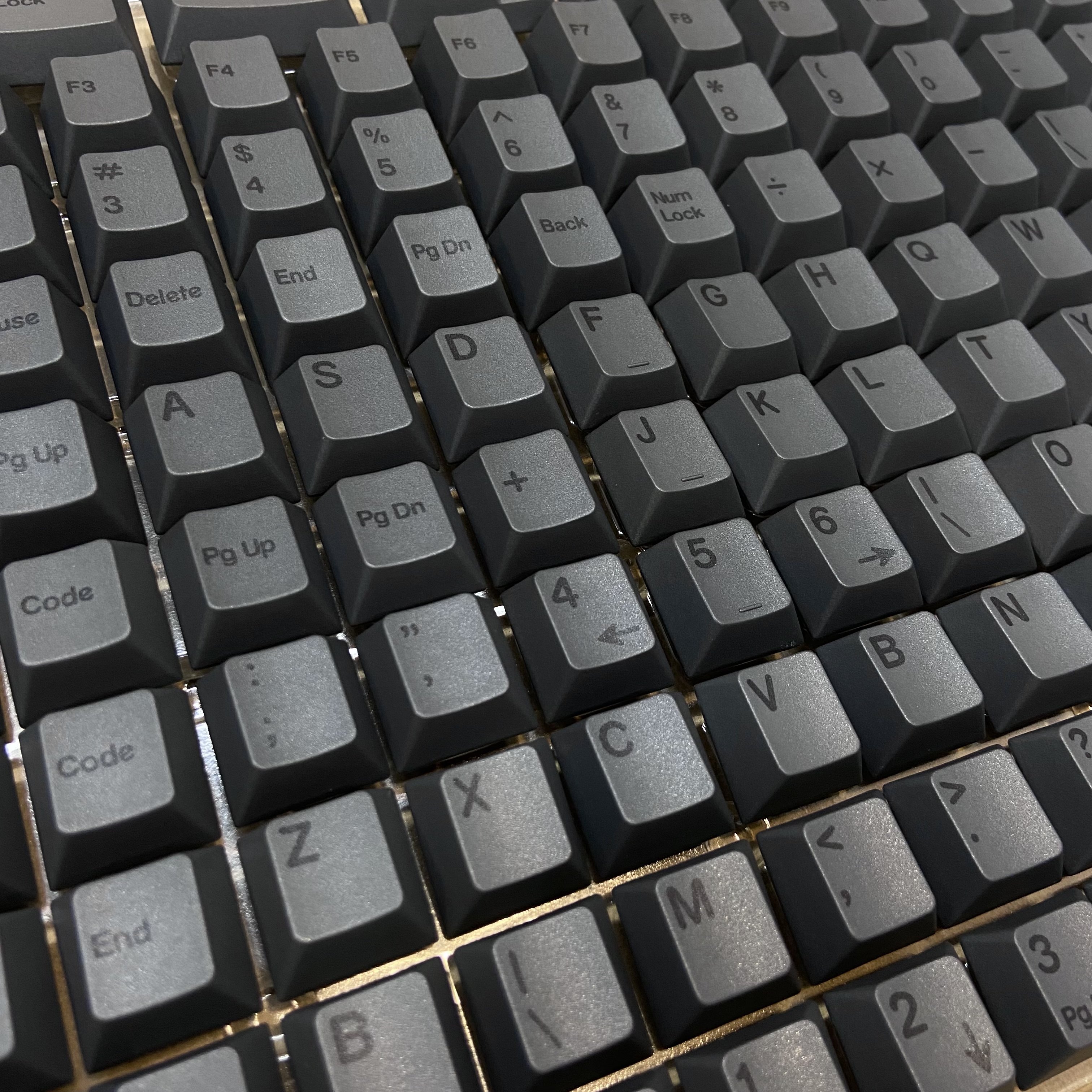 Keebox Shenpo Black on Black BOB Keycaps Cherry Profile Full Set PBT Keycaps DYE SUB Mechanical Keyboard Keycaps: BROWN