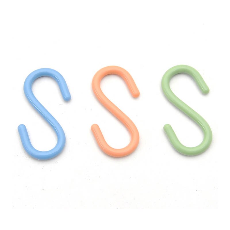 Stojak na ubrania plastikowy wieszak na wózek dziecięcy wytrzymały Organizer robić domu wielofunkcyjne przenośne haczyki kuchenne w kształcie litery S.