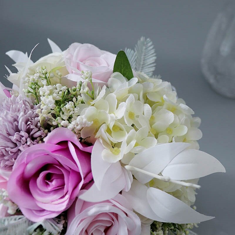 Bruiloft Romantische Boeket Bruid Bruidsboeketten Bruidsmeisje Boeket Kunstbloemen Valentijnsdag Bekentenis Party Kerk