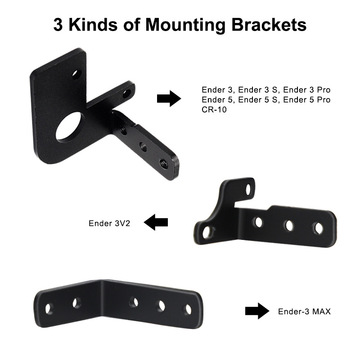 CREALITY-Accesorios de impresora 3D para Ender-3/CR-10/ Ender-5, autonivelante, CR BL, Sensor táctil, placa de soporte, nivelación automática