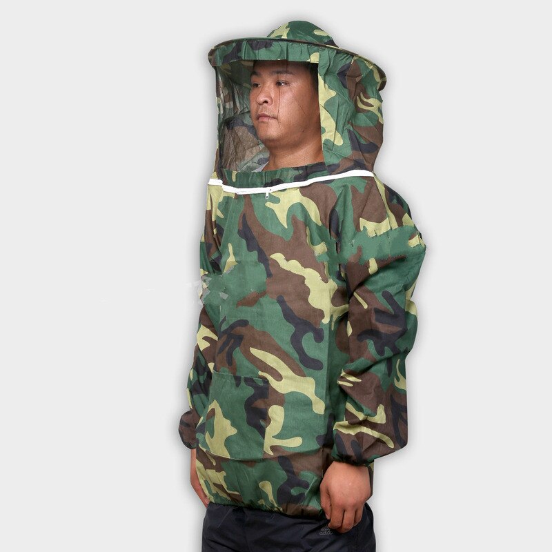 Wit Anti Bee Pak Anti Bee Pak Anti Bee Pak Anti Bee Jas Zonder Broek Anti Bee Jas Camouflage Anti bee Jas 100%: Camouflage green