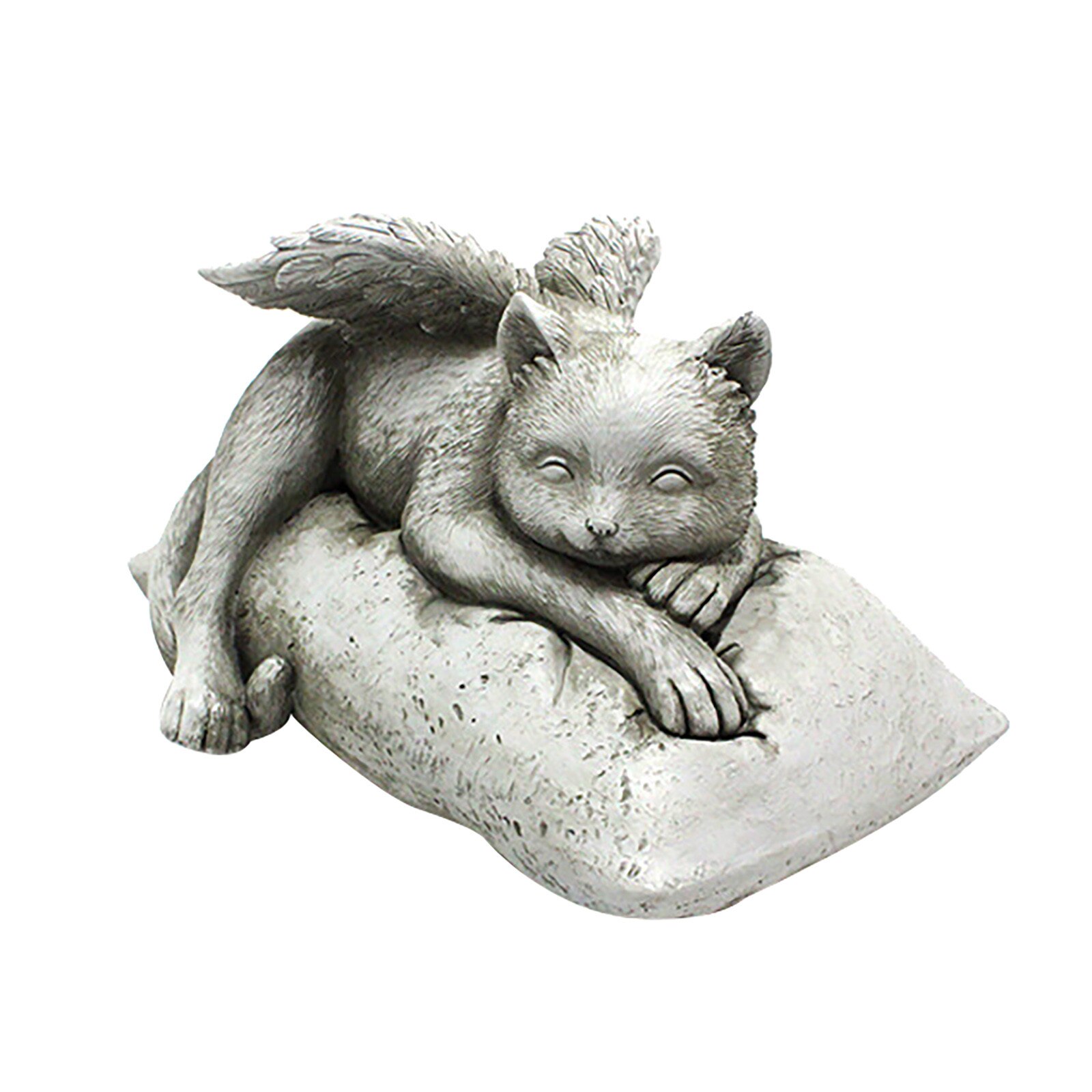 Cat Angel Pet Memorial Grave Marker Tribute Statue... – Grandado