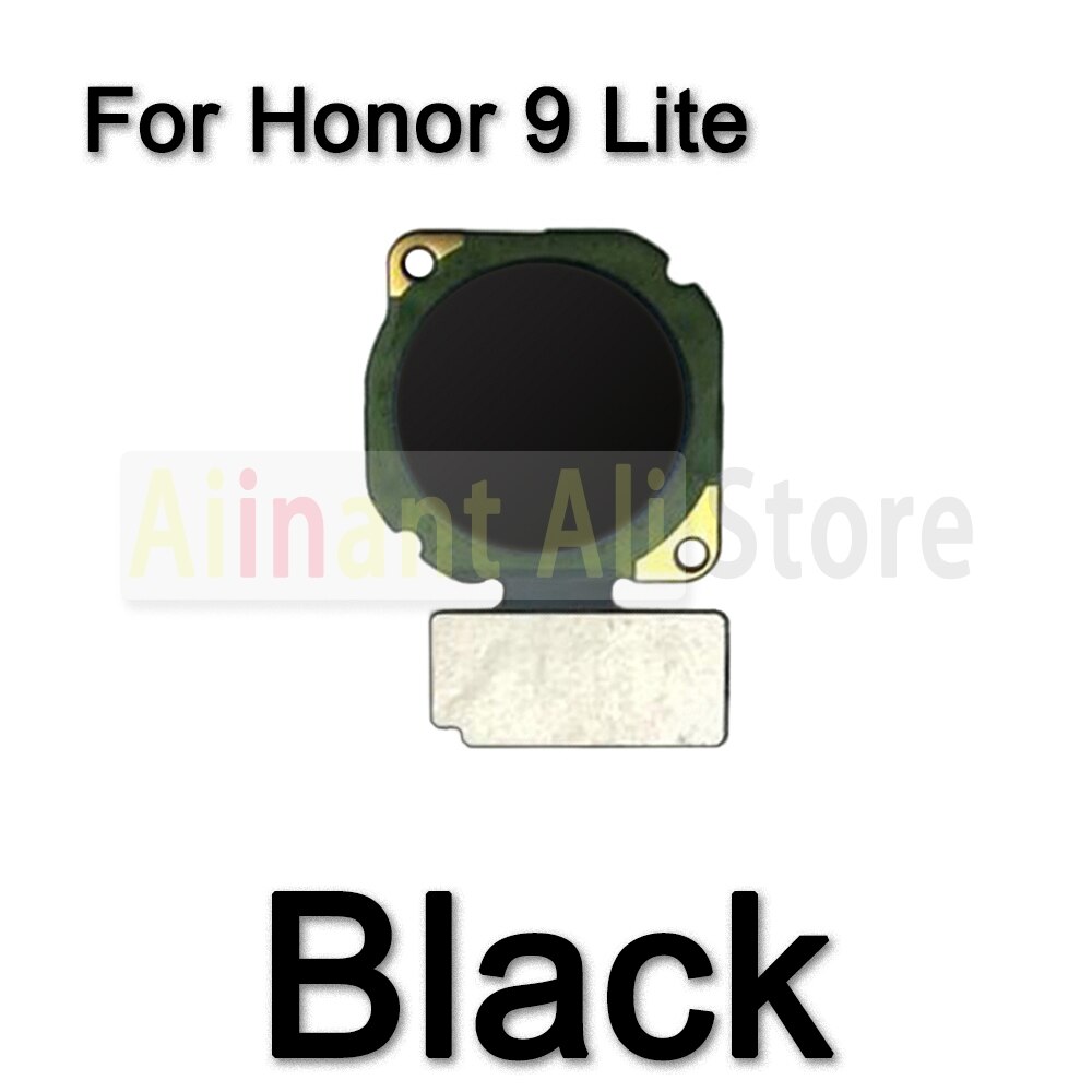 Alkuperäinen kotiavain sormenjälkitunnistimen joustokaapeli huawei honorille 9 9i 9x lite touch id sormenjälki flex kaapeli puhelimen osat: Honor 9 lite black