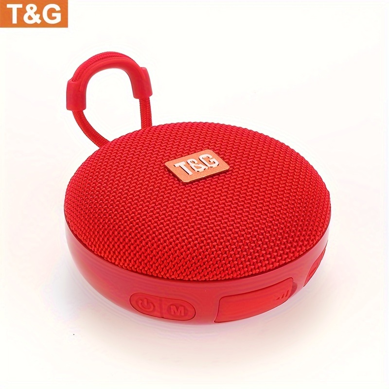 Tg 352 högtalare bluetooth bärbara trådlösa bashögtalare vattentäta högtalare med stöd för aux, tf, usb, fm, soundbar, subwoofer: Röd