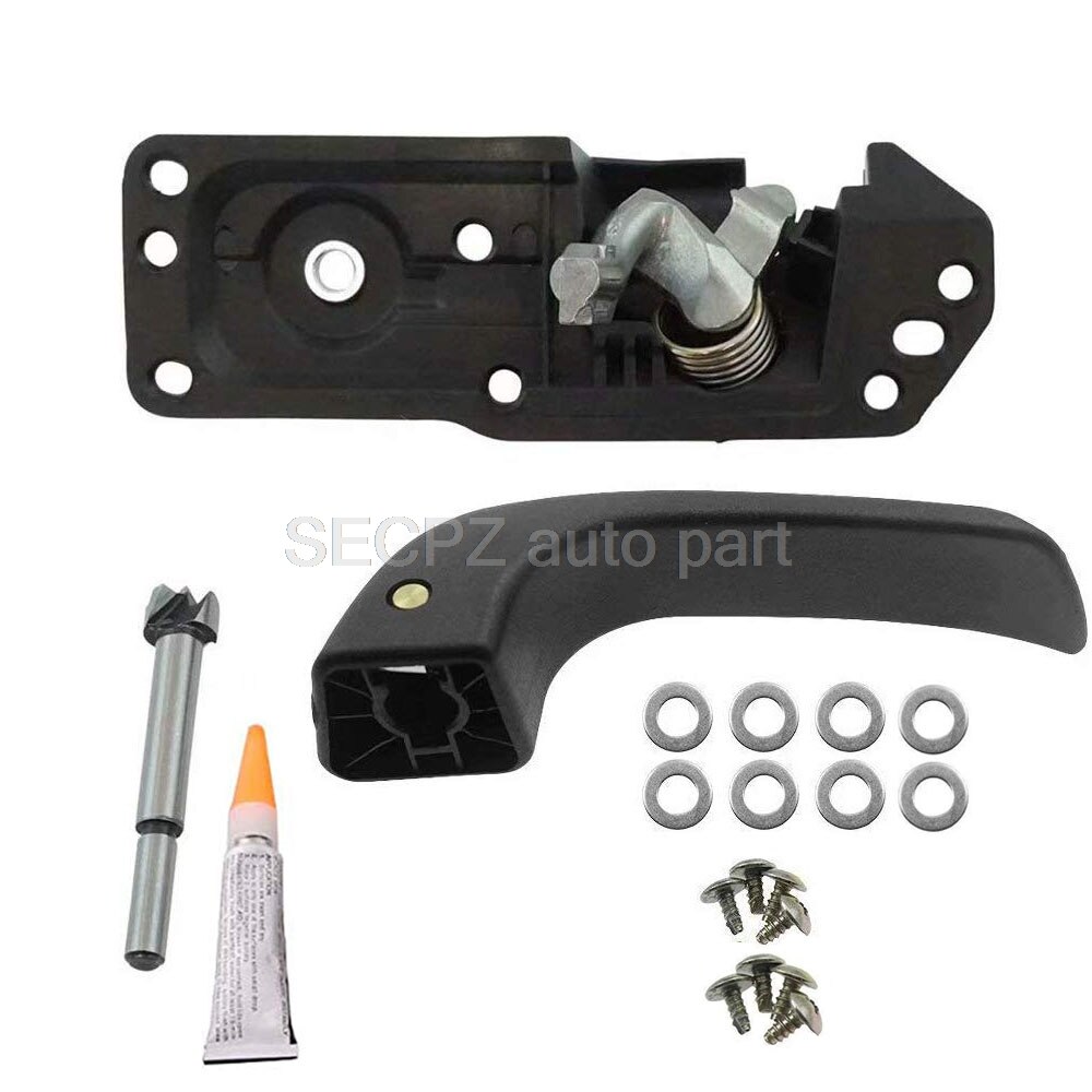 20833606 klamka wewnętrzna lewy sterownik z zestawem instalacyjnym dla 07-13 gmc Sierra jukon Chevrolet lawina Silverado podmiejski