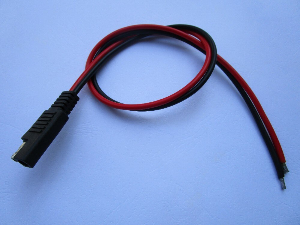 2pcs x50cm 14AWG SAE 2 Wire Quick Connect Disconnect Weatherproof QUICK DISCONNECT WIRE HARNESS 2 PIN SAE CONNECTOR 14 GAUGE