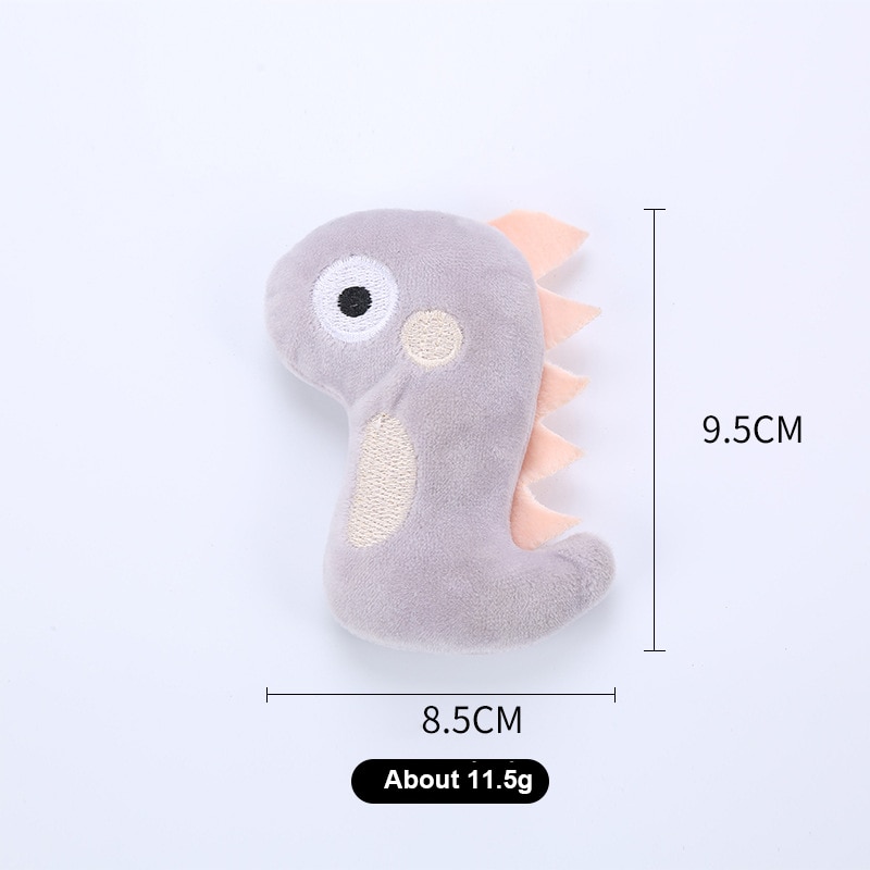 1 pièces fournitures chat jouets auto-excité cataire en peluche jouet dinosaure glace soie en peluche chat menthe en peluche chat accessoires: 02