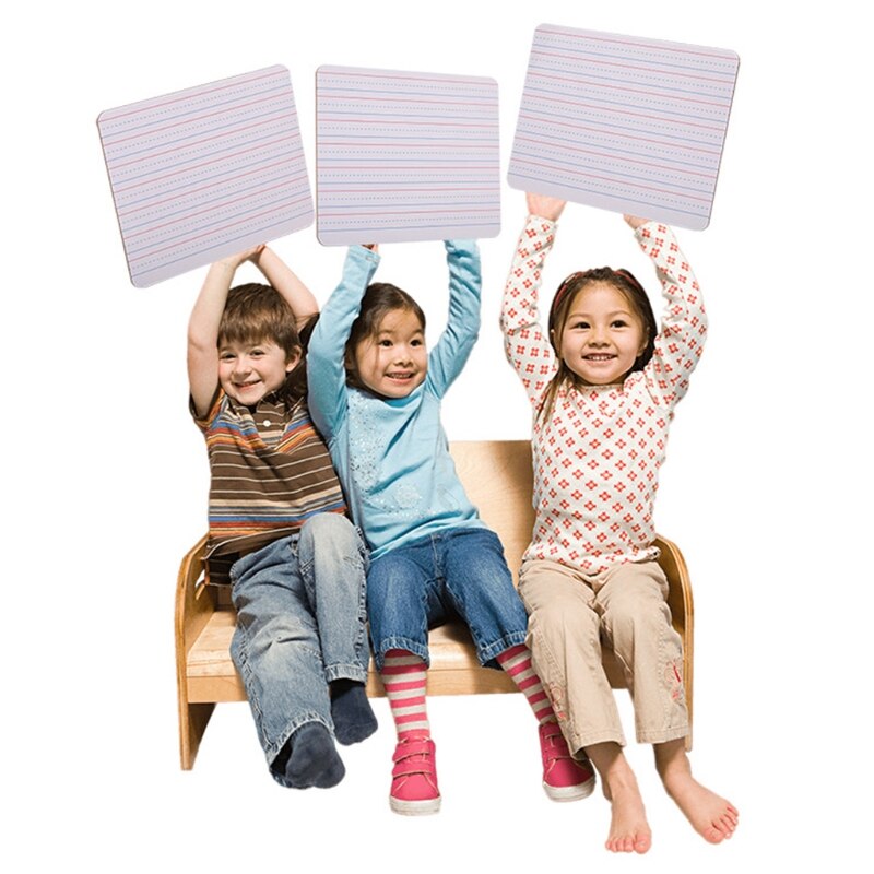 Small Dr y Erase White Board for Kids Portable Dr y Erase Lap Board with Line Double Sided Whiteboard for Students Learning