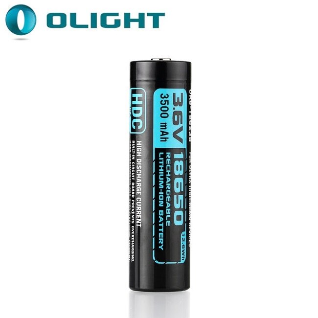 Olight ORB-186S35 HDC 3.6V 3500mAh 18650 Oplaadbare Lithium ion batterij