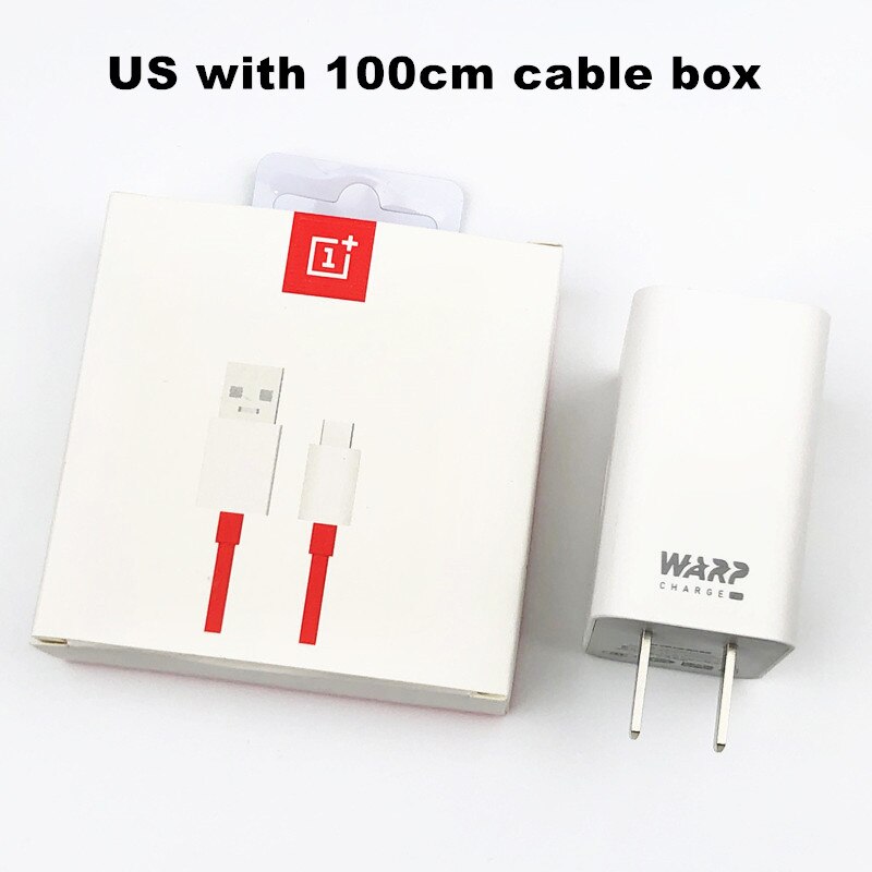 Original OnePlus 7 T Pro Warp Ladegerät 5V 6A EU/UNS Wand Dash 30 Lade adapter schnelle usb c kabel Für Oneplus 7 T 8 8T Pro 6T 6 5T 5: US with 100cm box