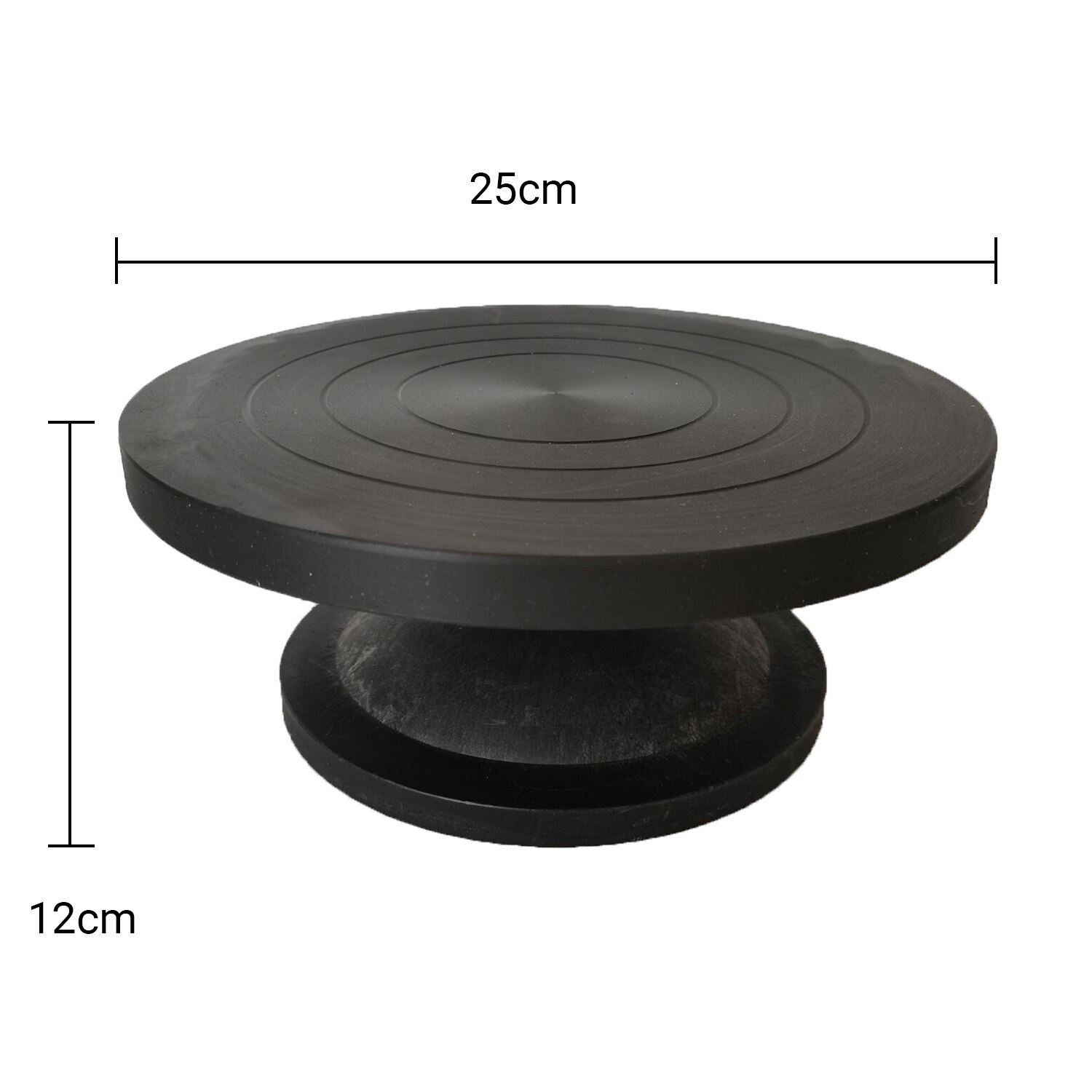 Art Supply 10in Diameter Sculpting Wheel Mini Clay Making Pottery Wheel Turntable with Ball Bearings Pottery Wheel Pottery: 25cm diameter