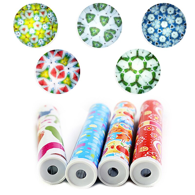 Kaleidoscope Colorful Cartoon 3D Kaleidoscope Imaginative Fancy World Educational For Children: random color S