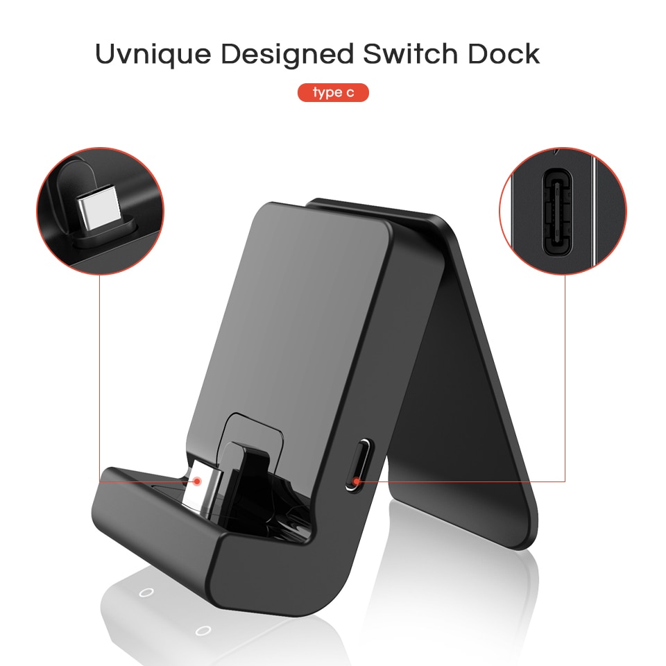Usb C Dock Station Charger for Nintendo Switch Console Charging Dock Soporte for Nitendo NS NX Swich Stand Consola Charge Base