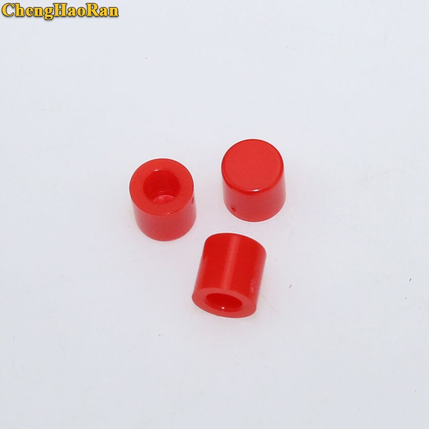 ChengHaoRan 100PCS A56 Tactile Button Caps Plastic Cap Hat for 6*6mm 6x6mm Micro Tact Switch For Arduino: Red