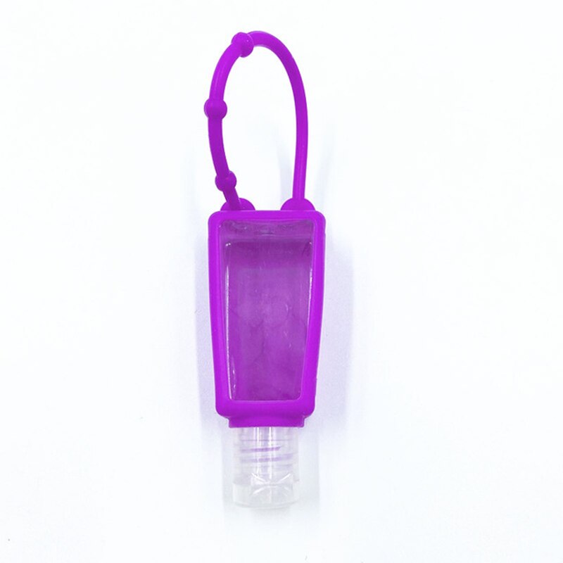 1Pc Mini Hand Sanitizer Sub Bottle 30ml Portable Traveling Refillable Bottle Silicone Protective Cover Storage Bottle Container: No13