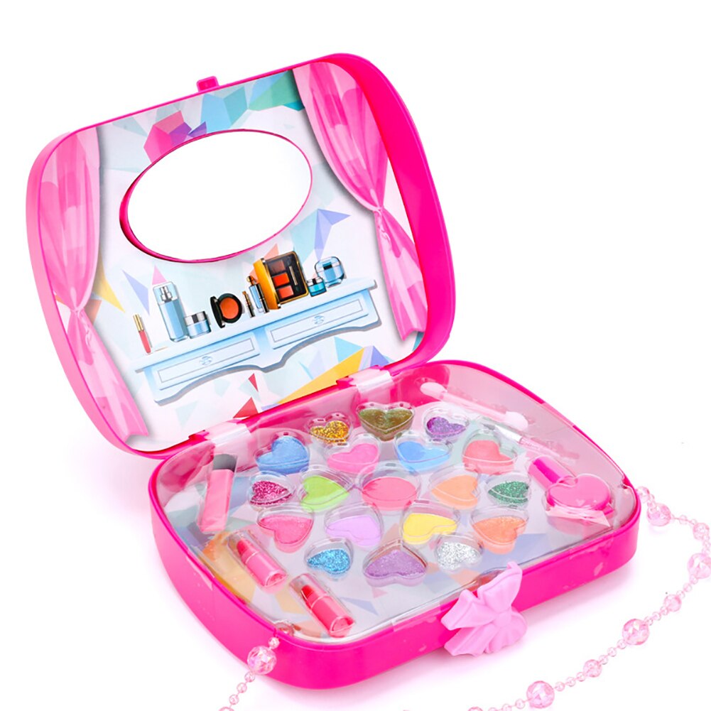 Meisjes Pretend Play Simulatie Eye Power Cosmetische Etote Tas Makeup Tools Kit Te Stor Speelgoed