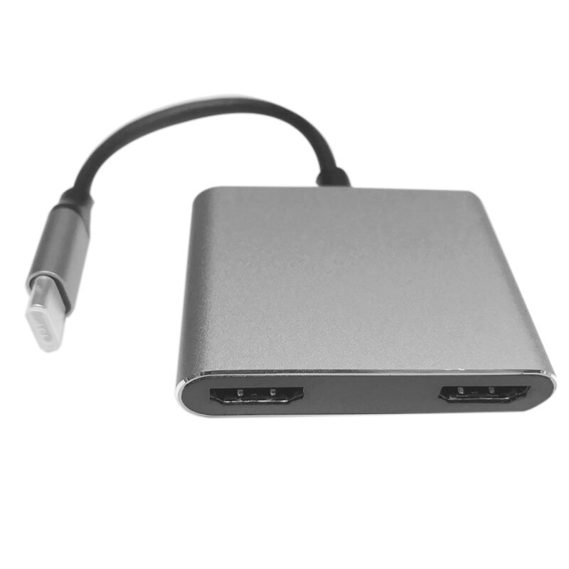 Vier-In-een Docking Station, 4K Usb C Naar Dual Hdmi USB3.0 Pd Poort Opladen USB-C Converter Kabel Voor Samsung: Default Title