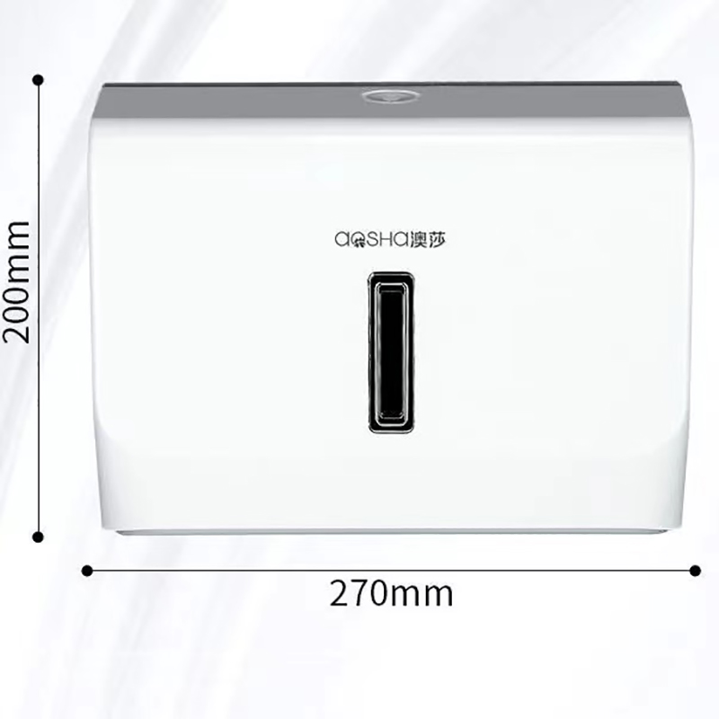 distributore di fazzoletti di carta di lusso per bagno distributore di fazzoletti scatola di fazzoletti in ABS di alta qualità a parete senza perforazione per la cucina