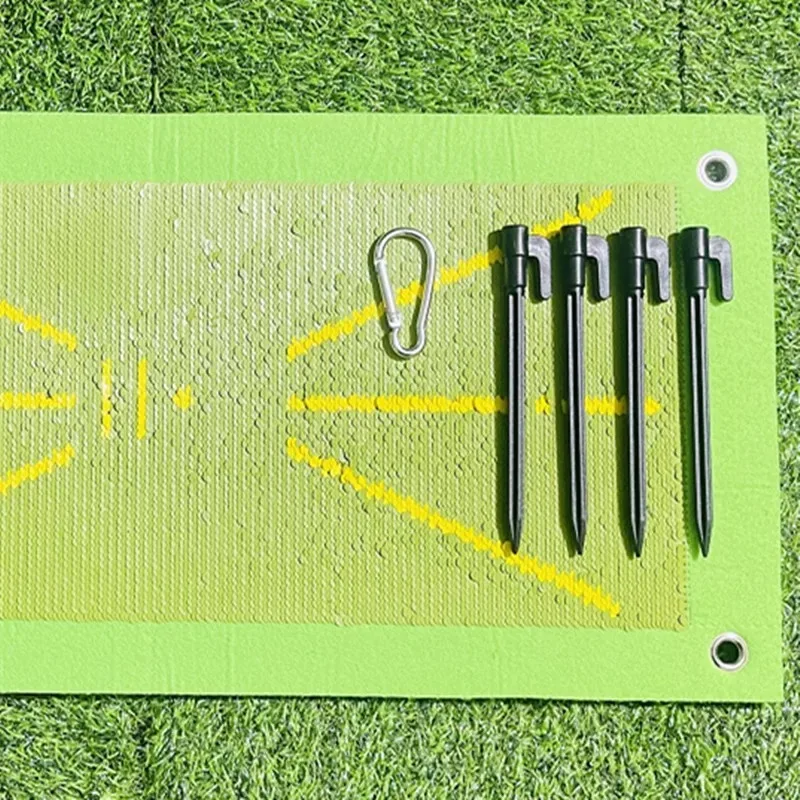 Golftraining Beginnersaccessoires voor swingdetectie Batting Ball Directionele padpads Oefenpads Gereedschap Trainingshulpmiddelen Mat