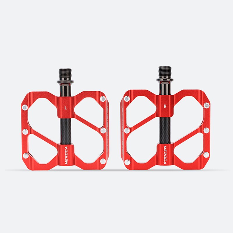Meroca Fahrrad Pedal 3 Lagerbier rutsch feste MTB Pedale abgedichtet drei Lagerbier Aluminium legierung Mountainbike Pedal Fahrrad zubehör: Gelb