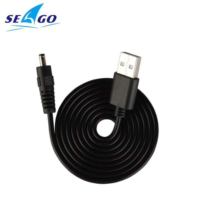 Seago elektrisk tandbørste usb-kabel hurtig opladning til model sg -507 515 548 575 958( inkluderer ikke tandbørste): Sort runde usb