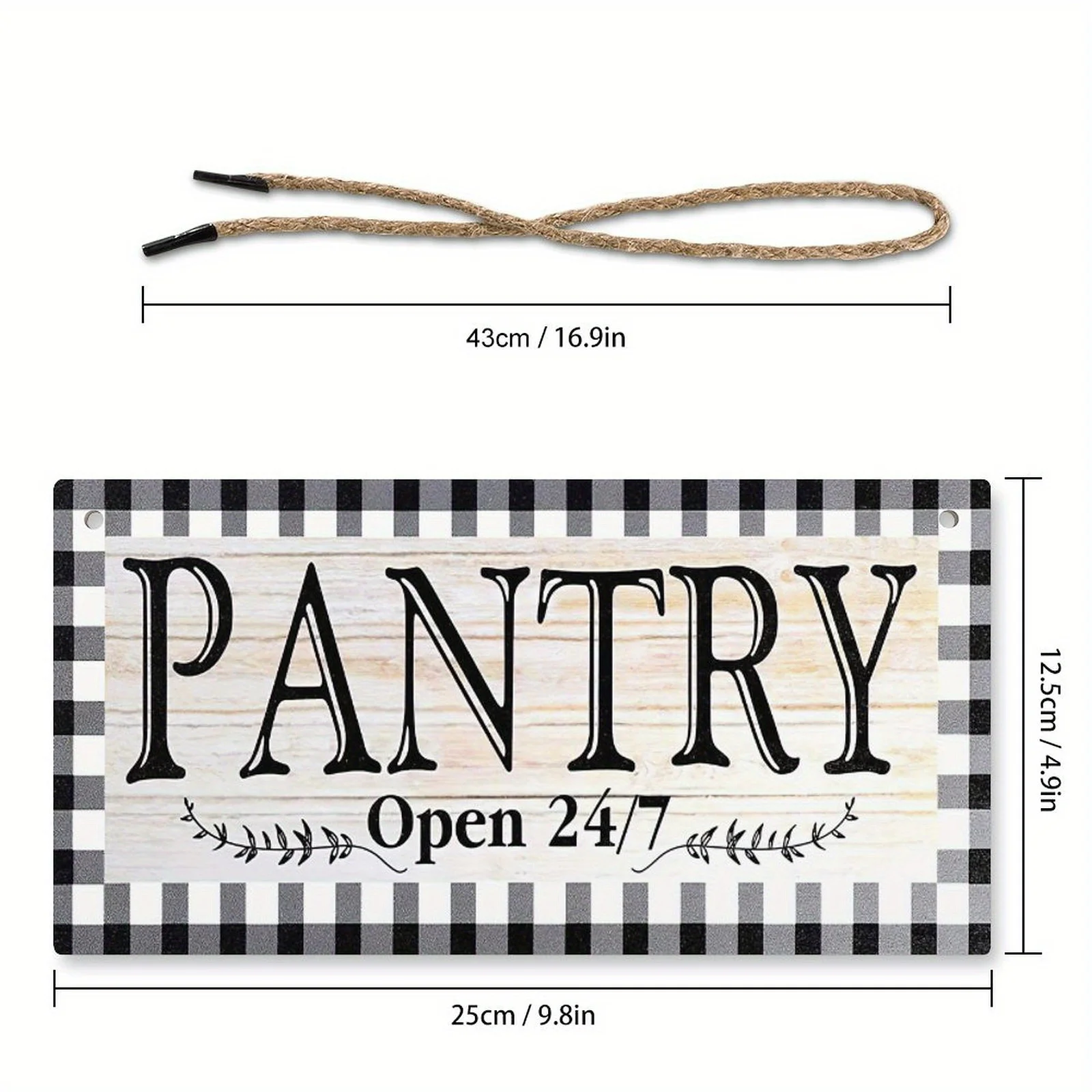 Wooden Sign Farmhouse Hanging Sign Art Printed Decor for Home Laundry Room Pantry Room Wall Decor Sign Help Wanted Wall Art: 60x40 cm / Rose Golden