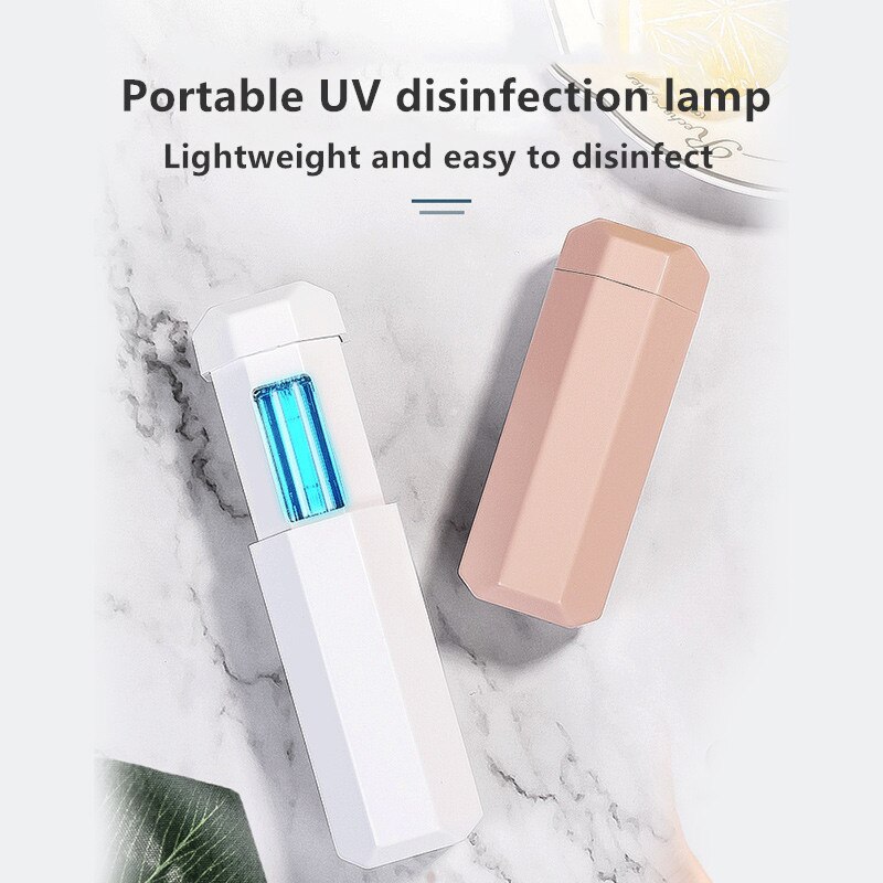 Draagbare Usb Handheld Ultraviolet Kiemdodende Lamp Mini Uv Desinfectie Sterilisator Lamp Reizen Uv Licht Sanitizer Licht Staaf