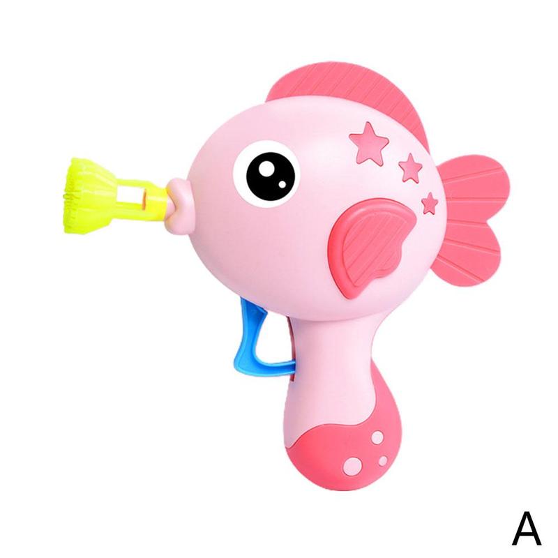 Kinderen Bubble Speelgoed Een Knop Bubble Machine Speelgoed Bubble Machine 100Ml Sport Zeep Bubble Machine: pink