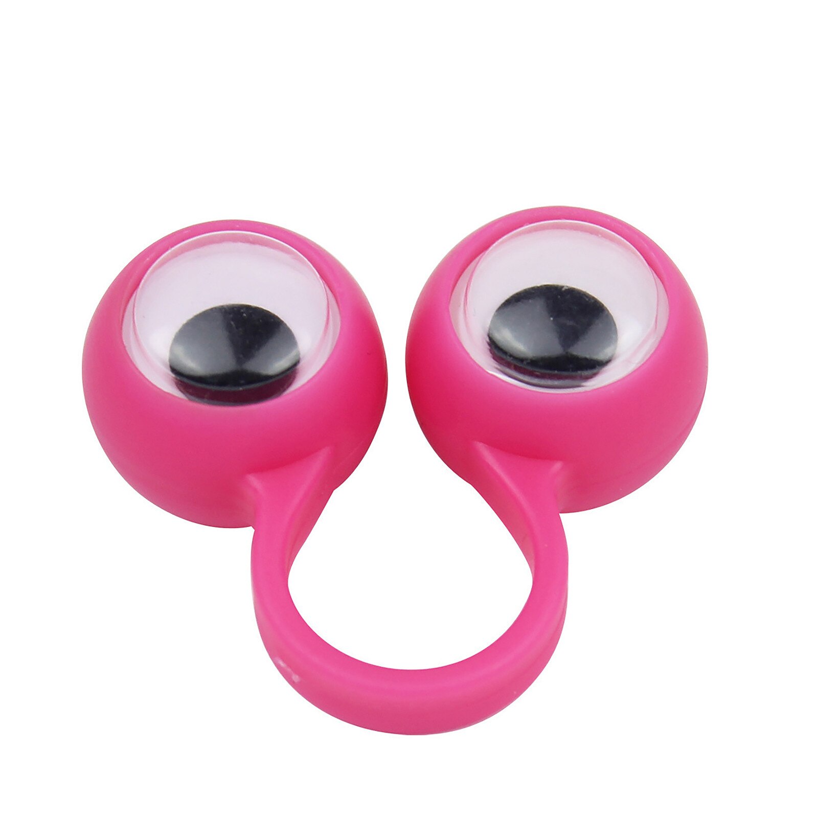 freundlicher Auge Fingerpuppen googeln Augen Ringe Augapfel Ring Bausatz freundlicher Party Favor Persönlichkeit Finger Dekoration Geburtstag: Rosa 