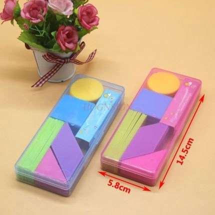 Elementary school mathematics teaching aids counting stick disc geometry set three-dimensional graphics teaching supplies