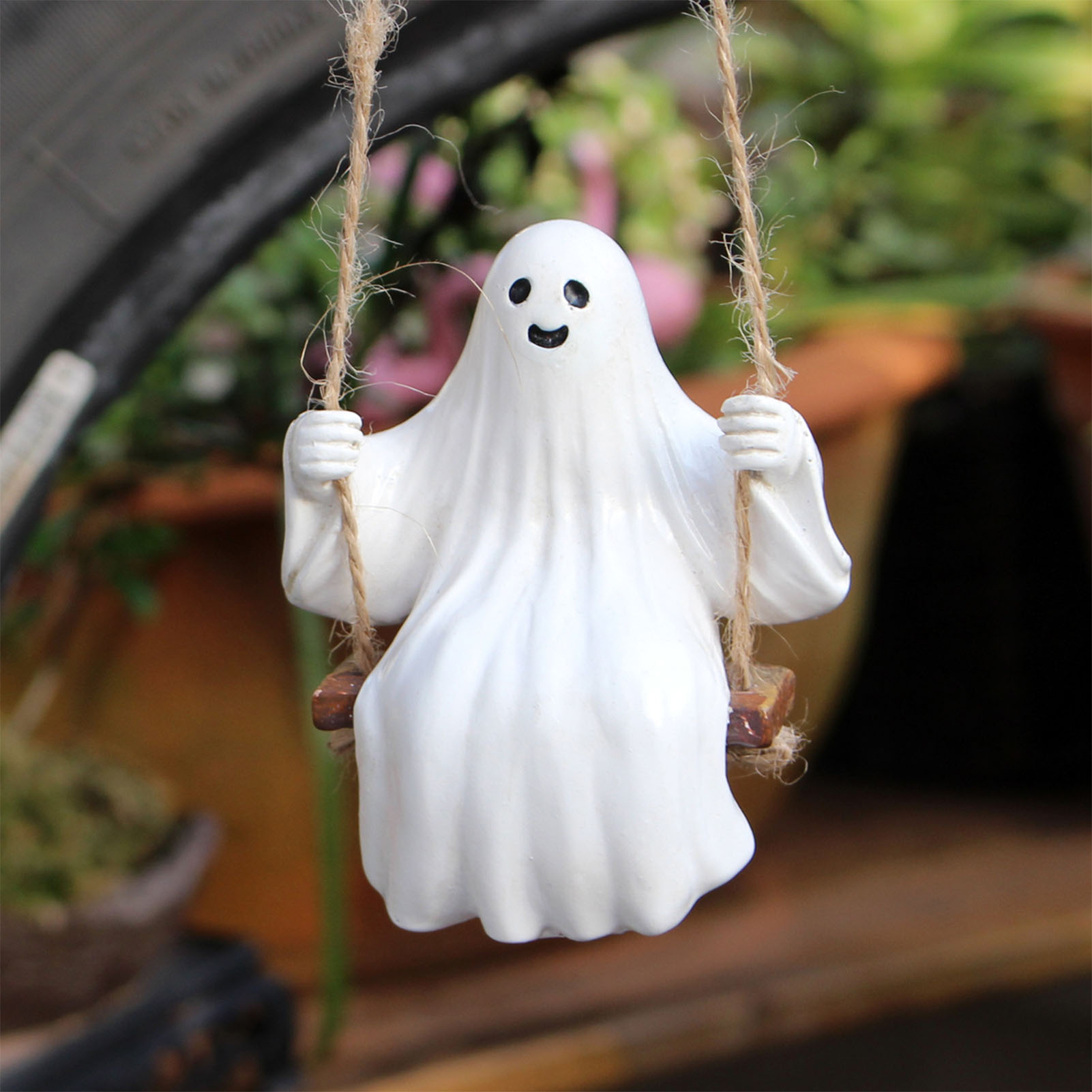Halloween Decorations Ghost Figurines Halloween Ghost Hanging Ornament for Halloween Parties Decor