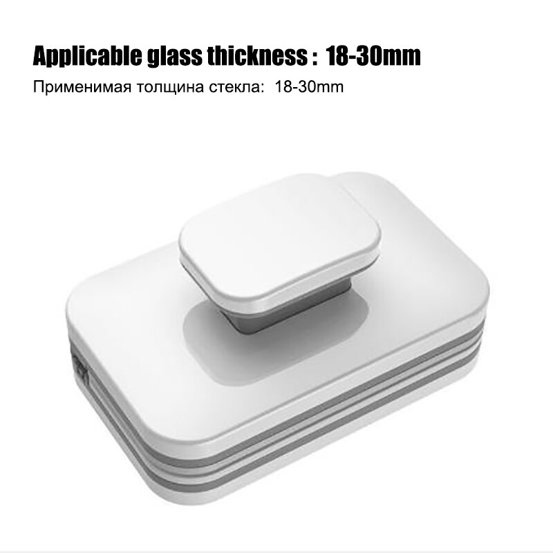 Magnetic Glass Wiper Wash Window Brush Magnets Double Side Cleaning Magnetic Brush For Washing Windows Home Cleaning Tool Wiper: 18-30MM