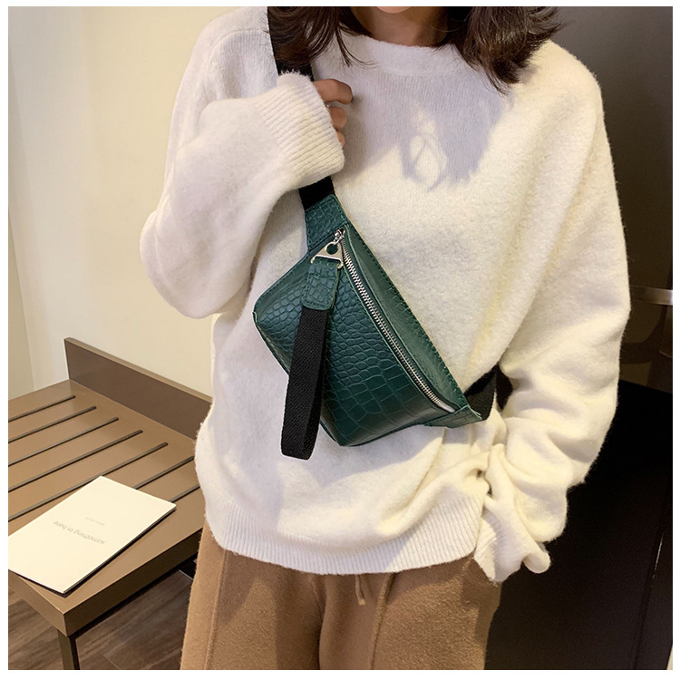 SWDF Neue Taille Tasche Weibliche Gürtel Wasserdichte Brust Handtasche unisex fanny Pack Damen Taille Pack Bauch Taschen geldbörse: Grün