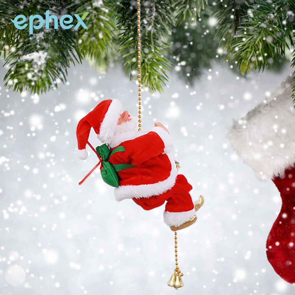 Feestelijke Kerst Pop Kerstman Pop Ornamenten Decoraties Decoratie Speelgoed Elektrische Pluche Elektrische Kerstman Thuis