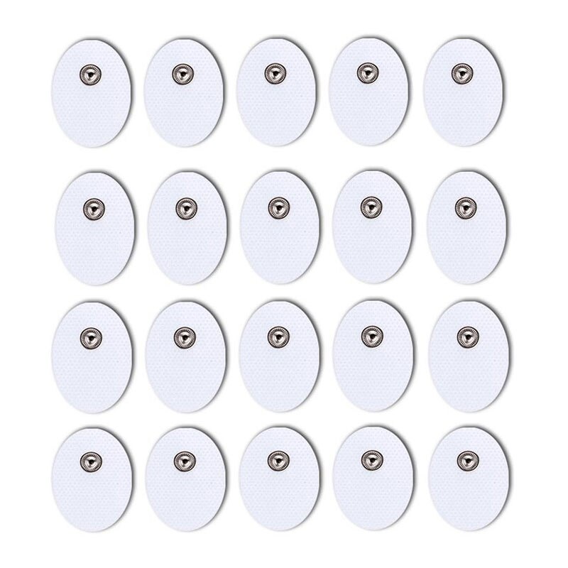 16 modus Dual Ausgang Digitale Elektronische Impuls Massagegerät ems Muskel Stimulator Schmerzen Linderung Maschine elektro Therapie Körper Massage: 20Stck klein Pads