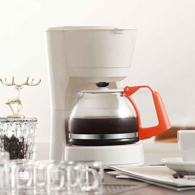 Máquina de Café Americano, cafetera casera, cafetera de goteo automática pequeña, minitetera americana
