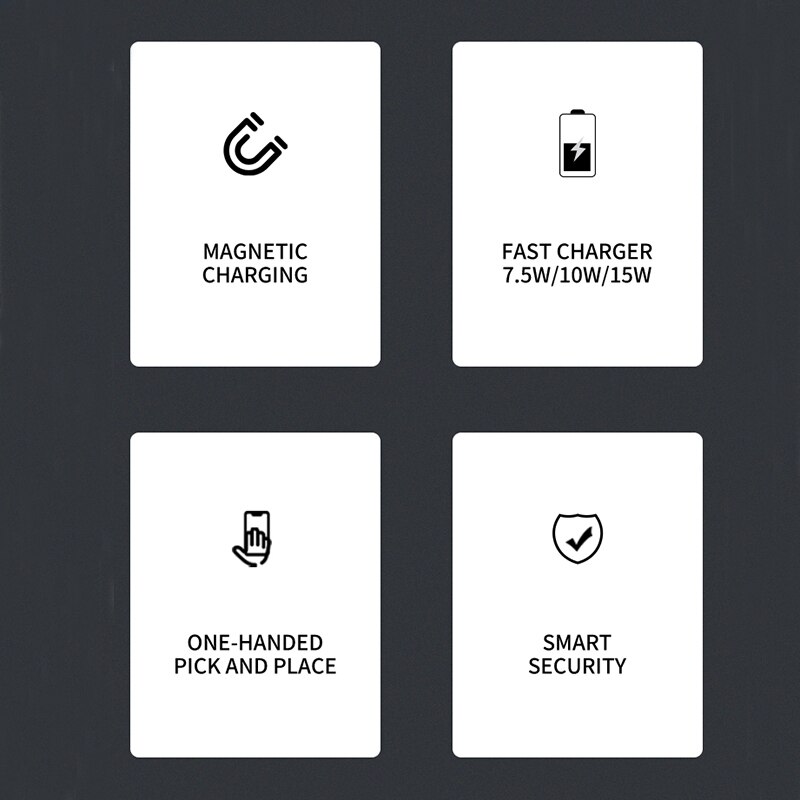 3In1 Magnetic Wireless Chargers Station For Macsafe iPhone 13 12 Pro Max Apple Watch Airpods Charger 15W Fast Wireless Charging