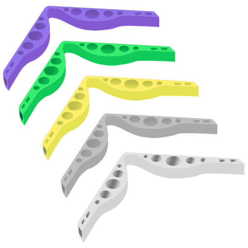 5/3/1Stck 3D wiederverwendbar Silikon Nase Brücke Silikon Halterung Gläser Unterstützung Atmungsaktiv Für Erwachsene Maske: 5Stck mischen