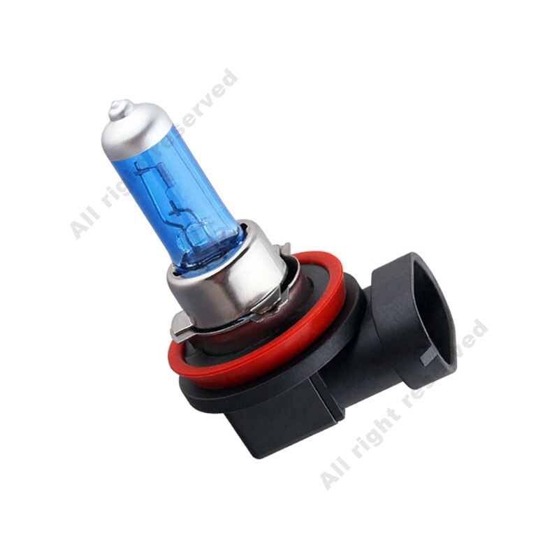 H11 100W automatyczny intensywna biała halogenowe żarówki samochodowe światła przeciwmgielne reflektory lampa źródło światła samochodu parking 5200K 12V