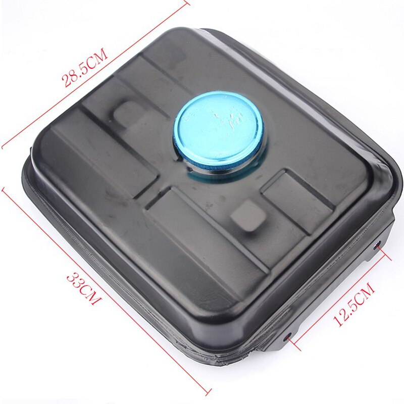 Hjemmelaget bil atv firehjuls kart motorsykkel modifisert atv tilbehør 3 liter drivstofftank jernoljekanne med deksel