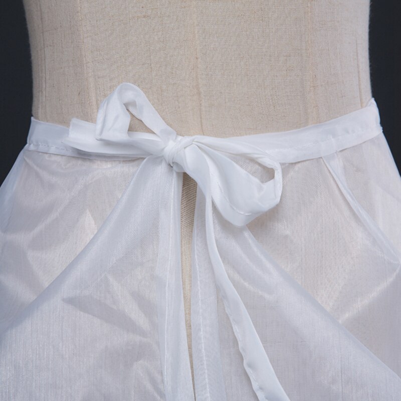 3 Hoops White A Line Long White Petticoats Teenager Ballet Petticoat Wedding Petticoats Crinoline Tutu Skirts Girls Underskirt