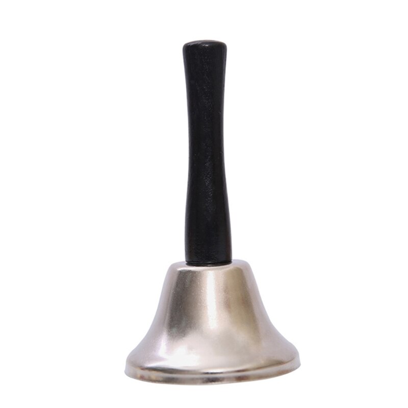 Christmas Hand Bell Noble Reception Dinner Party Jingle Bells Restaurant Call School Handbell: Silver