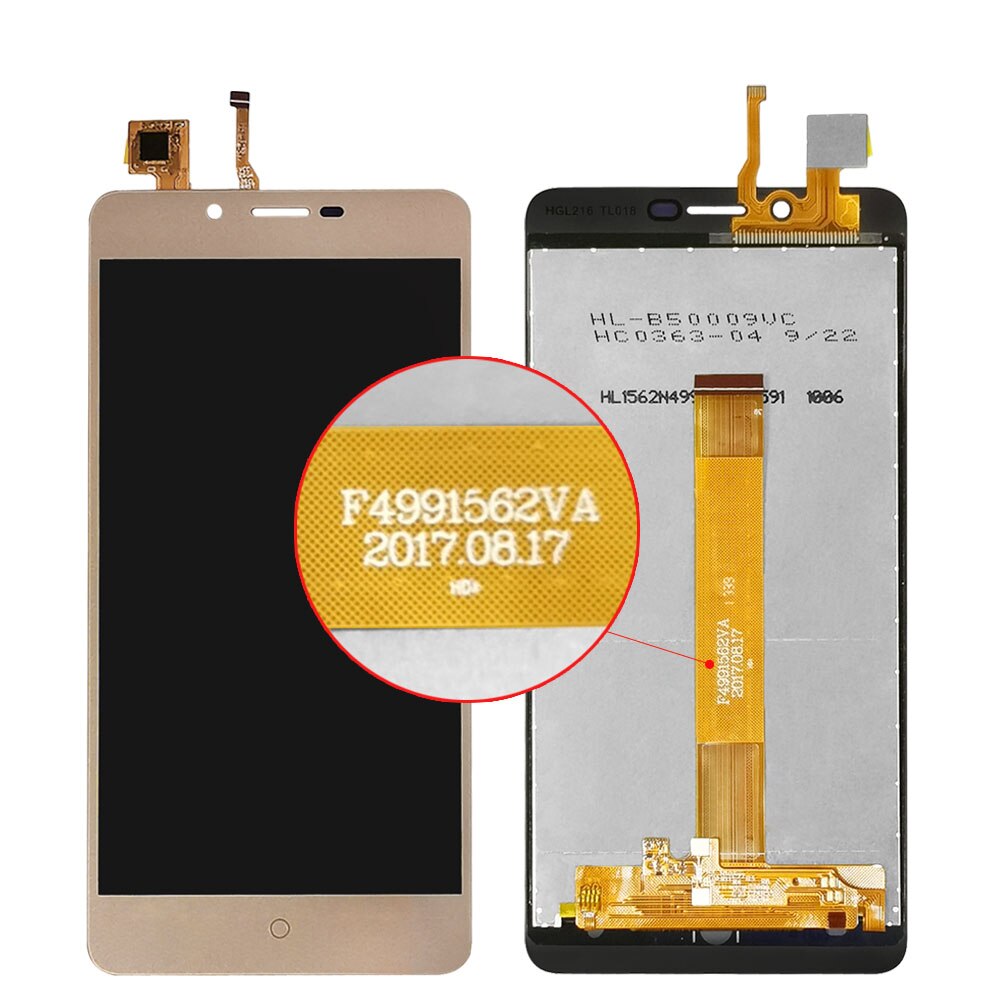 5 inch For Vertex Impress Lion dual cam 3G LCD Display + Touch Screen Digitizer Sensor Assembly With Free Tools