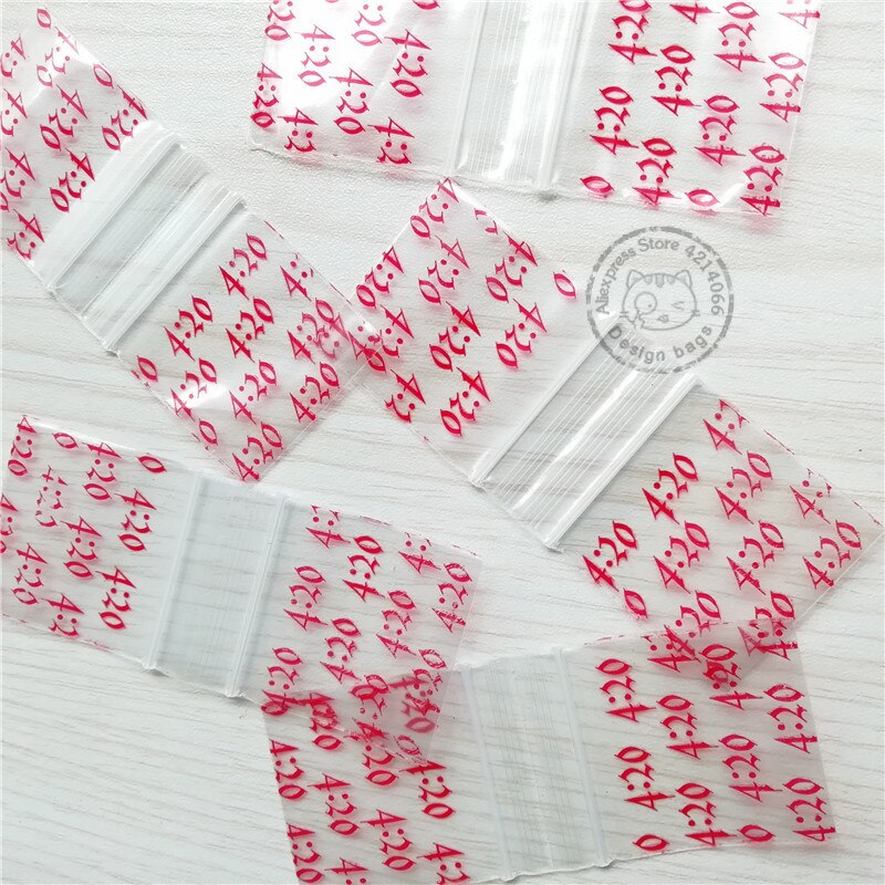1515 Zware D Naakte Dames Print Desgin Sieraden Tassen Zip Lock Baggies 100Pcs 1.5 "X 1.5" T09: red 420