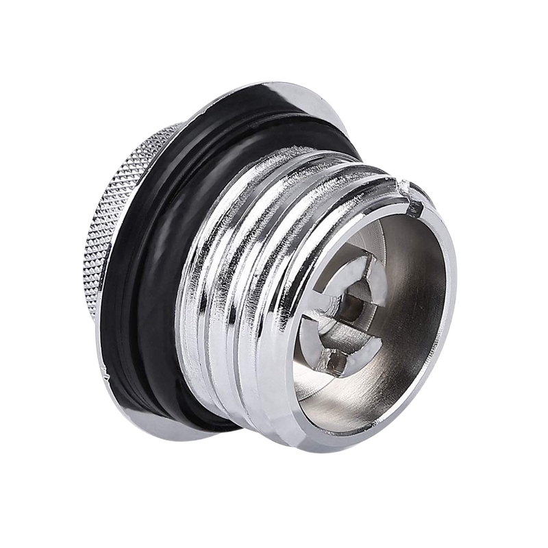 Flush Pop-Up Reservoir Gas Cap Vented Fuel Tank Screw For Silver