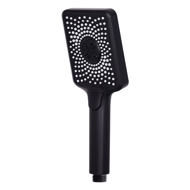 Dokour Ceiling Shower Head Rainfall Jet Star 3 Way Bath Hydromassage Bathroom Toilet Accessories Black Set