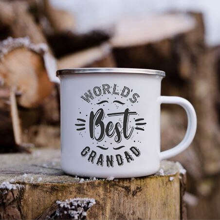 Worlds Best Grandpa coffee Mugs tea cups Grandfather Birthday Best Grandpa Worlds Best Grandad Mug: XH4624-A015WH-8