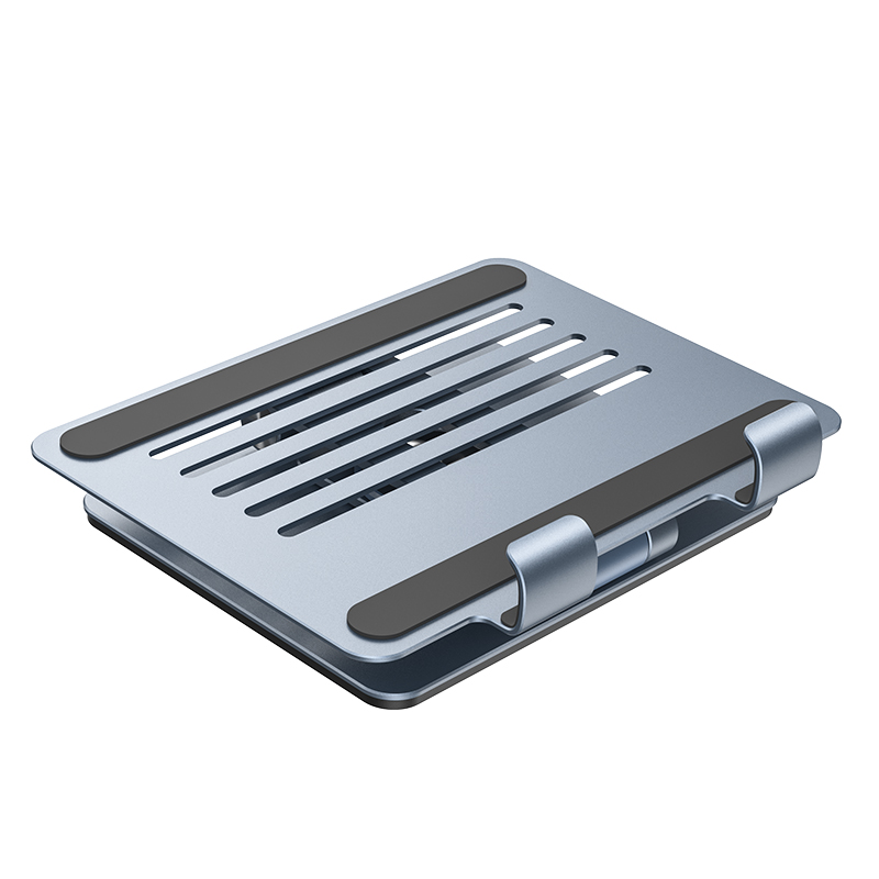 HOCO-soporte plegable de aleación de aluminio PH52 para ordenador portátil, accesorio giratorio de 360 ° para iPad Air, antideslizante, para Macbook Pro