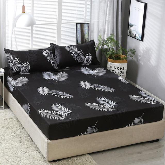 20 spannbettlaken mit herzmotiv, 100% bettlake... – Grandado