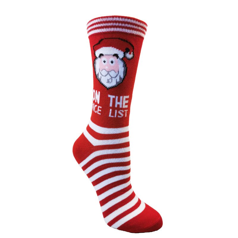 Julstrumpor jul strumpor herr/dam höst vinter julafton år jultomten strumpor: 3